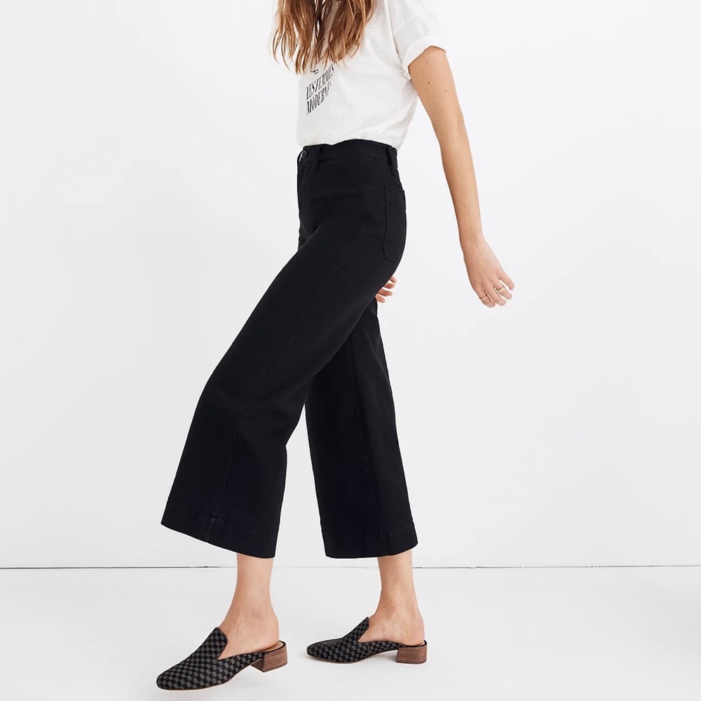 Petite Emmett Wide-Leg Crop Pants